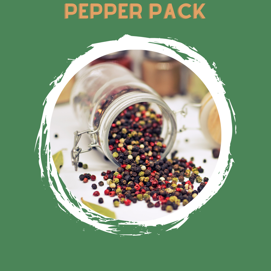 Pepper Pack set of 4
