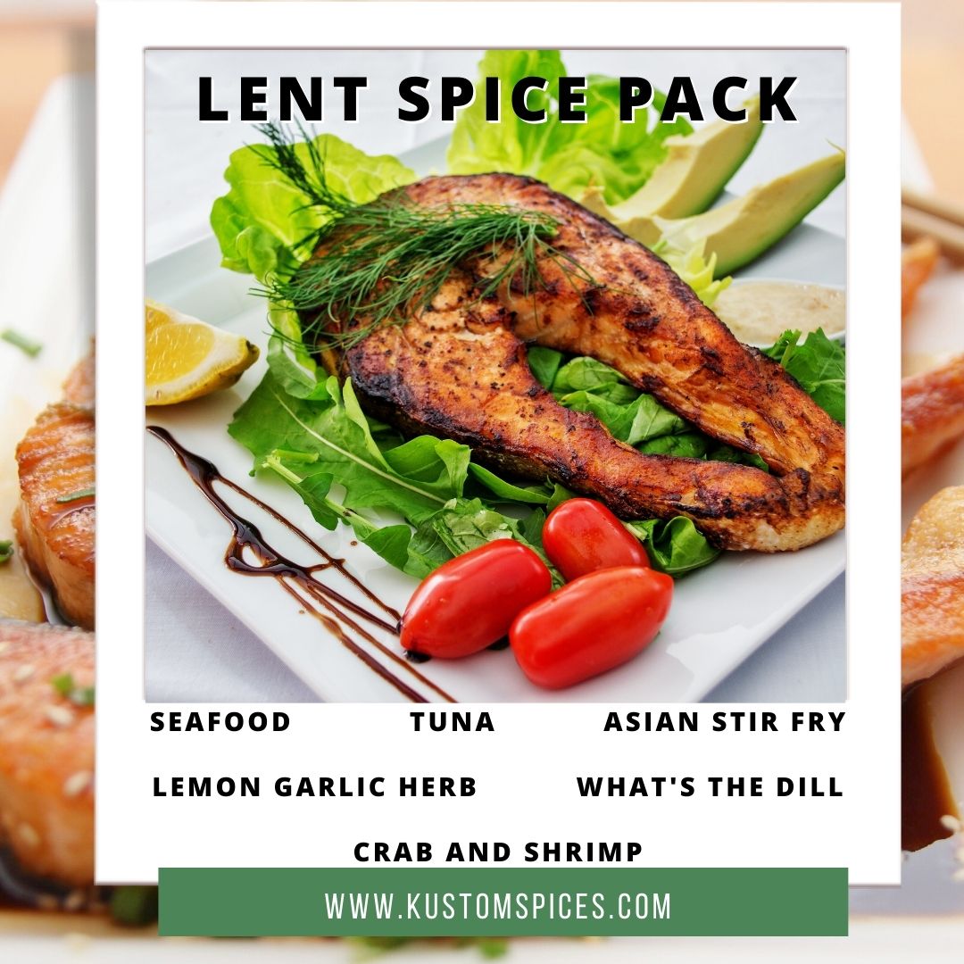 Lent Seafood Spice Pack 6 Spices