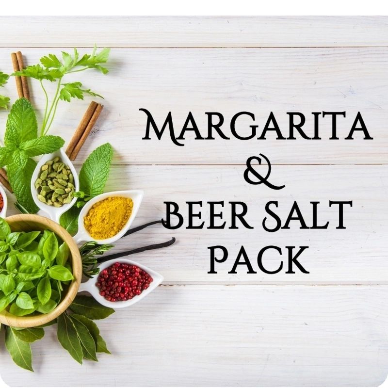 Margarita & Beer Salt Pack set of 4