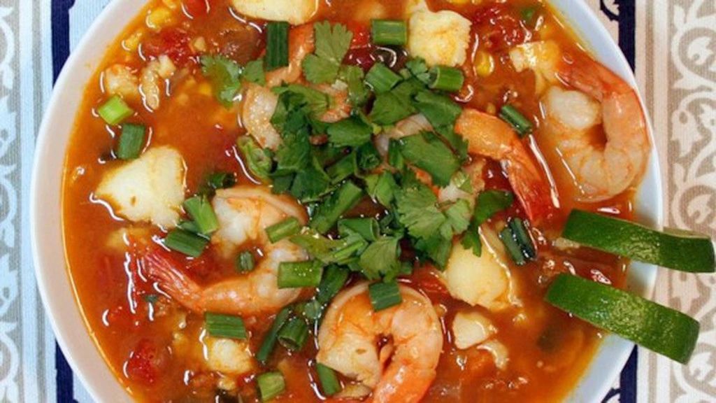 Spicy Tomato and Chorizo Seafood Stew