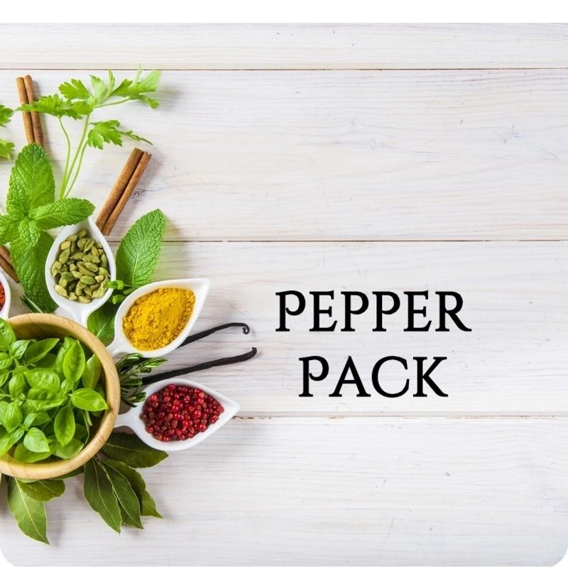 Pepper Pack set of 4